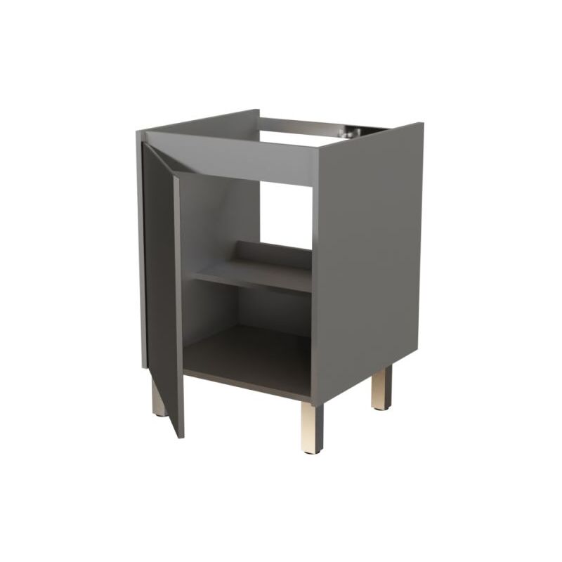 Meuble cuisine d'extérieur en inox - largeur 60 cm