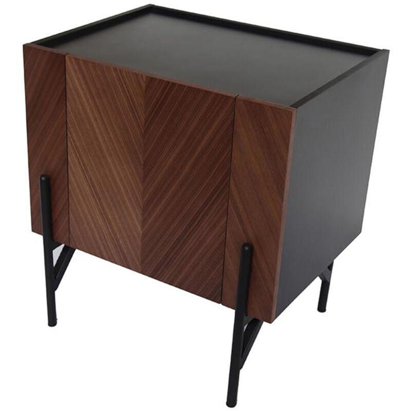 Sequoia - Meuble d'appoint vintage avec placard