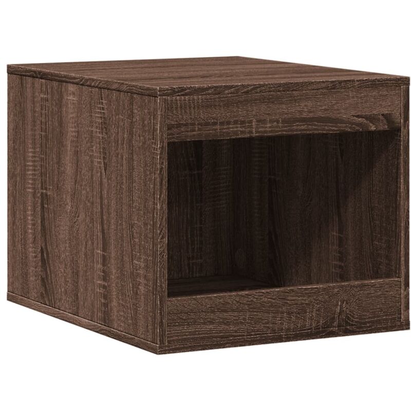 Meuble de bac à litière pour chat chêne marron bois ingénierie vidaXL