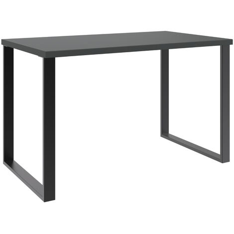 Meuble de bureau coloris noir - Longueur 120 x Hauteur 75 x Profondeur 70 cm