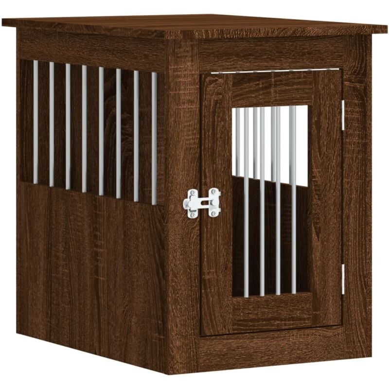 Meuble de cage pour chiens 45 x 62 x 59 cm marron