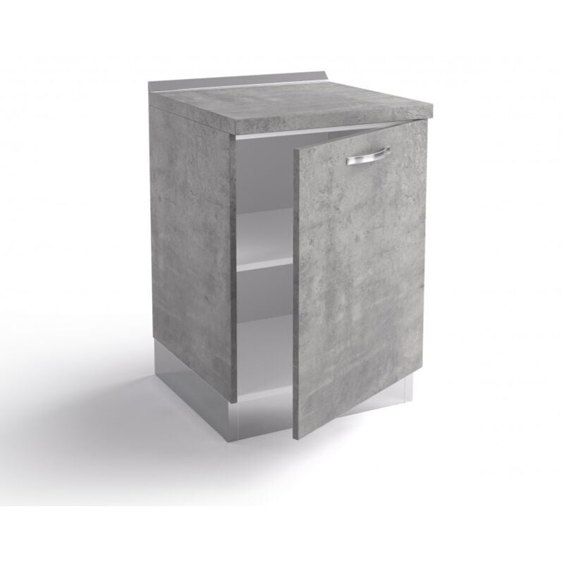 Caesaroo - Meuble de cuisine 60x60xH84 cm en bois Gris | gris