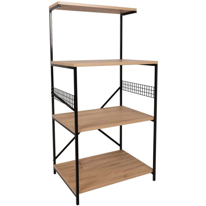 Cotecosy - Meuble de rangement en aggloméré et métal Anemon