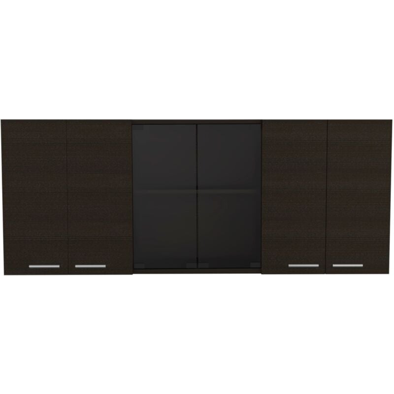 Meuble de cuisine avec verre 150, avec plusieurs portes