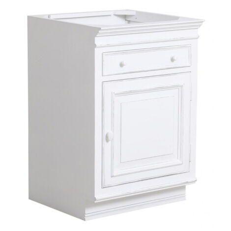 Meuble de cuisine bas 1 porte - MDF - Blanc - Interior's