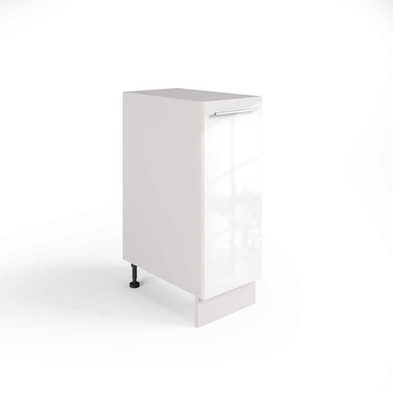 Meuble de Cuisine Bas, 30 cm, 1 Porte Blanc - Easy Cuisine