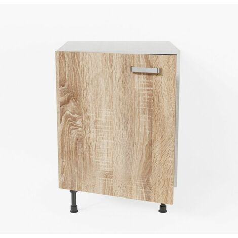 Meuble de cuisine bas - 60 cm - Bois