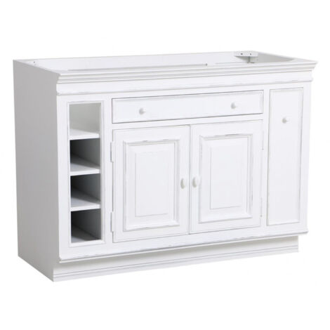 Meuble de cuisine bas évier - MDF - Blanc - Interior's