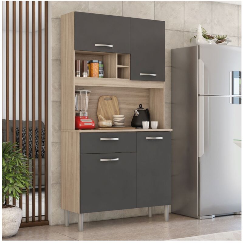 Befara - meuble de cuisine bicolore terron