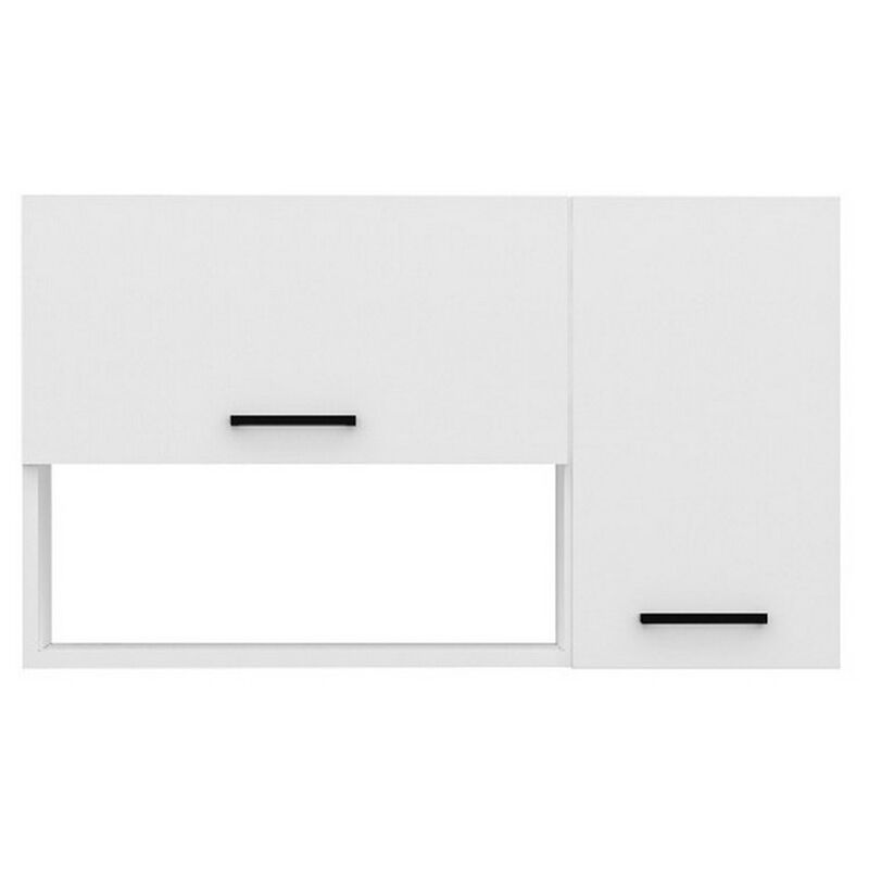 Epikasa - Meuble de Cuisine Emma, Panneau Aggloméré Mélaminé, Blanc, 90x23,8x52 cm