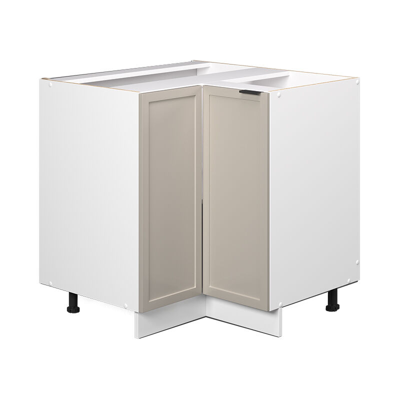Meuble d'angle Fame-Line, GrisBeige, 80.5 cm sans plan de travail Vicco