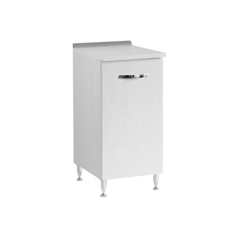 Meuble de cuisine Frêne Blanc 1 porte Cm 40x50xH 85