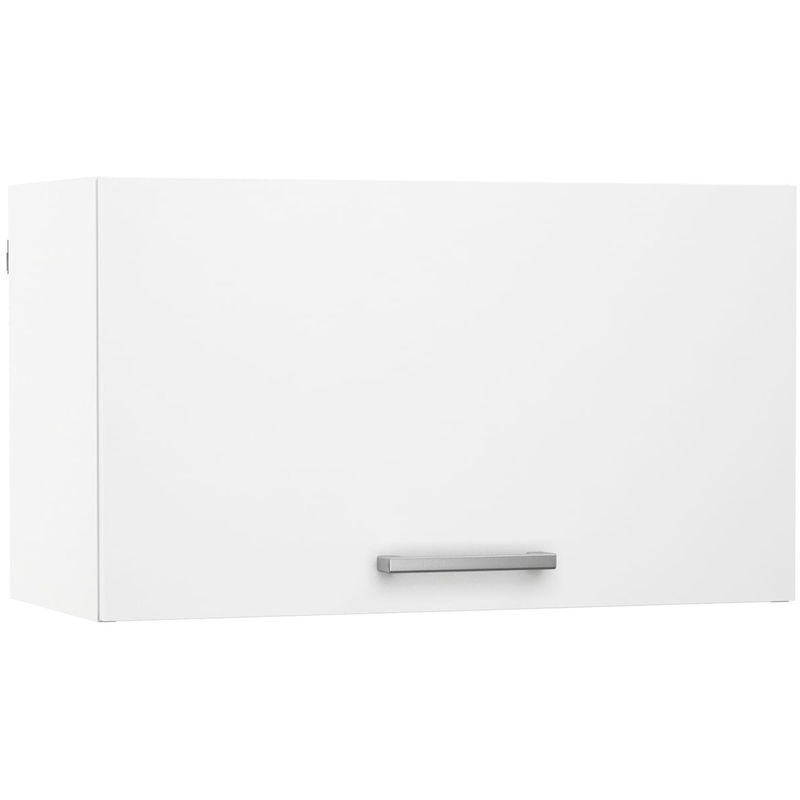 Meuble De Cuisine Haut Sur Hotte 1 Porte Coloris Blanc Dim L60 X P28 X H35 Cm Pegane 47apn 522038