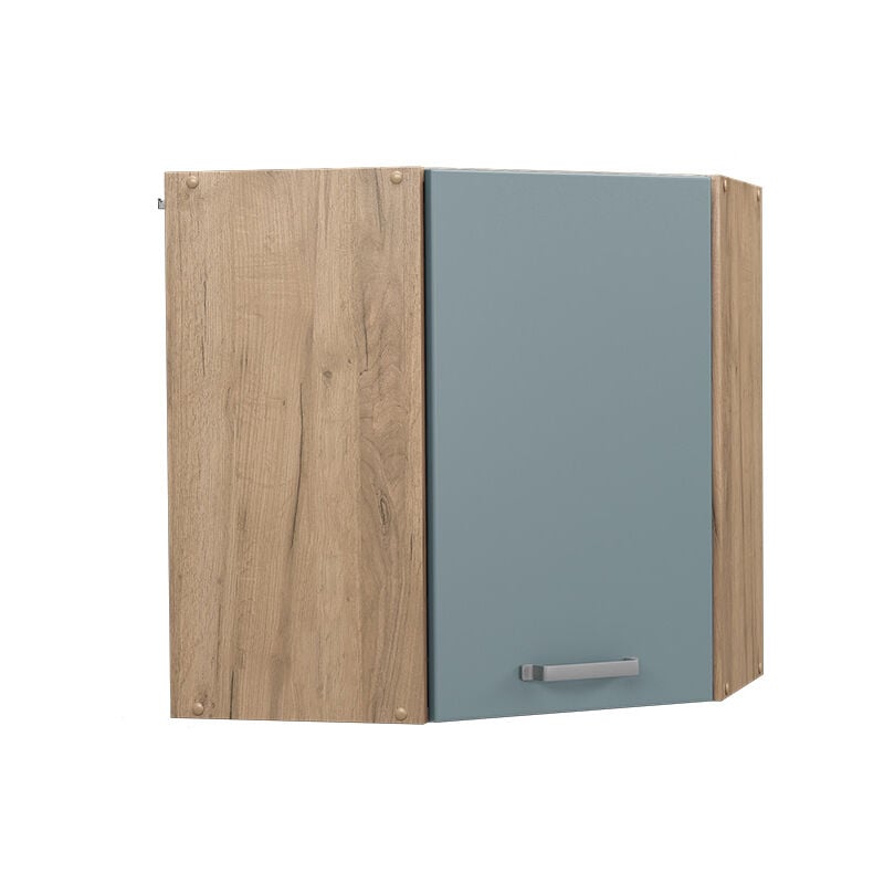 Vicco - Elément haut de cuisine R-Line, Bleu-gris, 57 cm