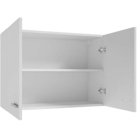 Meuble de cuisine suspendu simple blanc 80 x 60