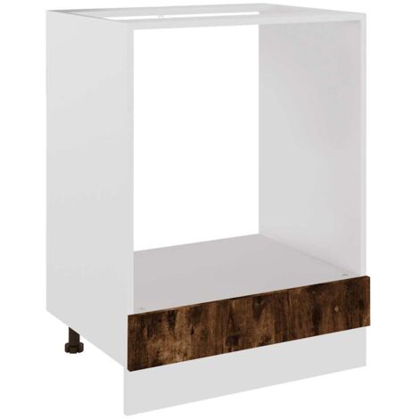 Meuble de four "Riga" Chêne fumé 60 x 46 x 81,5 cm Bois d'ingénierie