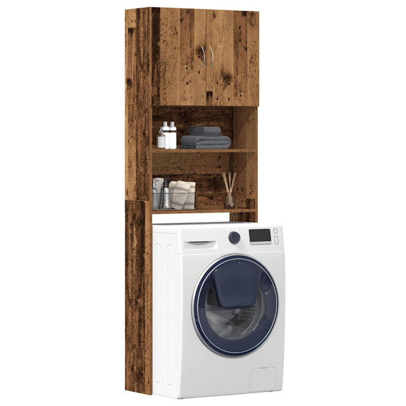 Vidaxl - Meuble de machine à laver vieux bois bois d ingénierie