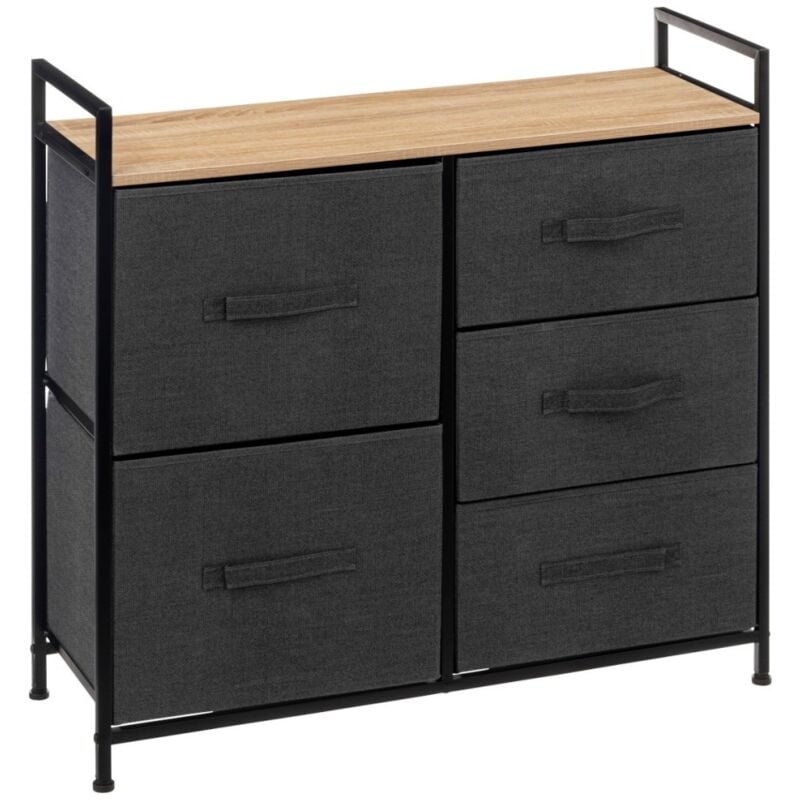 5five Simply Smart - Meuble de rangement 5 tiroirs tissa