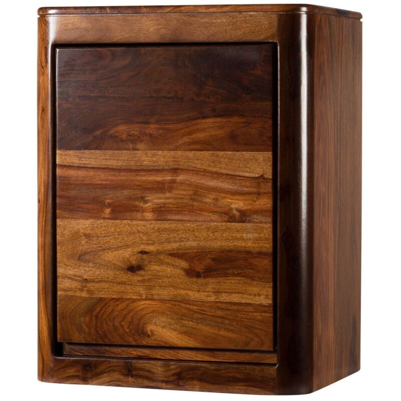Massivmoebel24.de - Meuble de rangement 50x35x65 en bois de Sheesham noisette laqué toronto 318