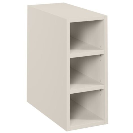 Meuble de rangement BRAZZA – Ouvert – Coloris marron congo – L20 x H57 cm – À suspendre