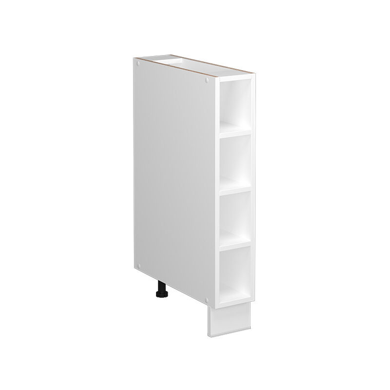 Vicco - Meuble de rangement de salle de bain Fame-Line, Blanc, 15 x 81.6 cm sans plan de travail