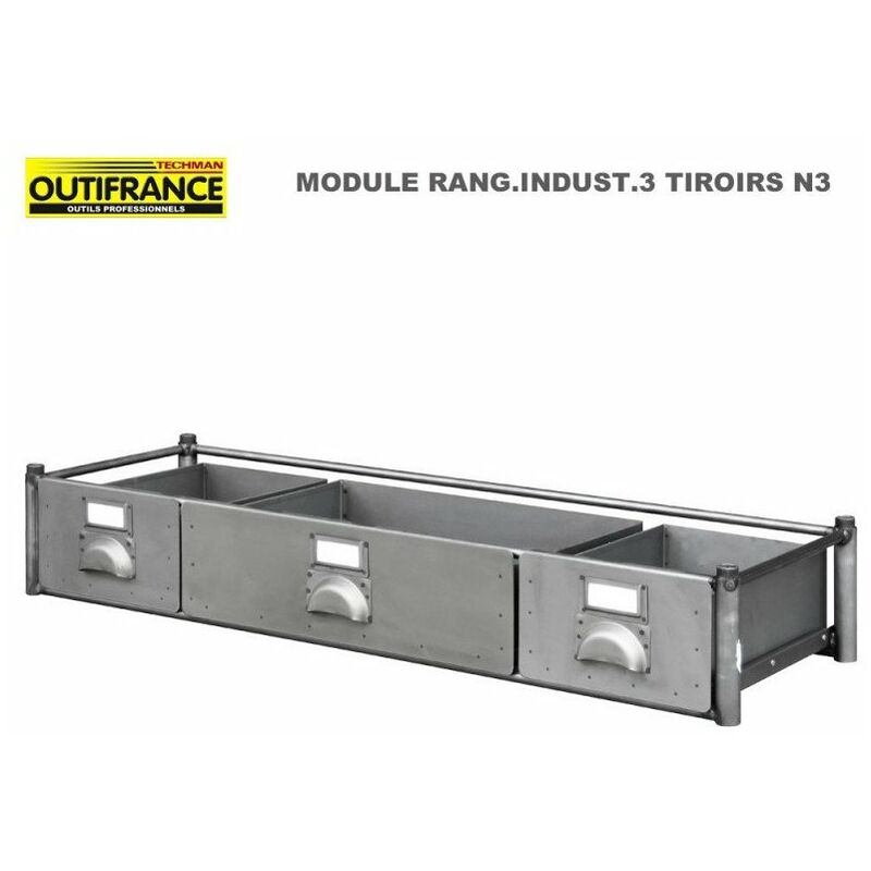 Techman - Module rang indust 3 tiroirs n31 20x0 40m verni