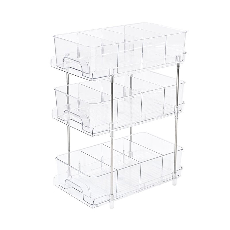 Coocheer - Meuble de rangement sous évier,Boîte de rangement cosmétique de bureau,Organisateur sous Évier Cuisine, Étagère Placard sous Évier