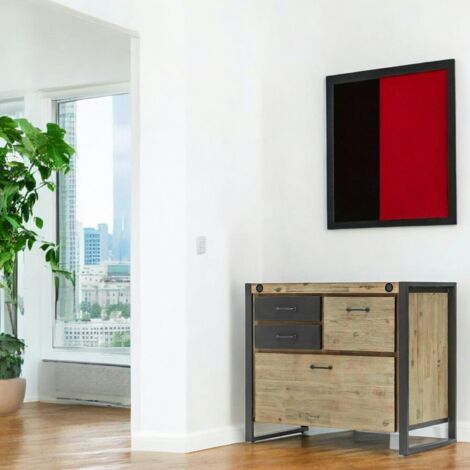 Meuble de Rangement style industriel en bois et métal BROOKLYN