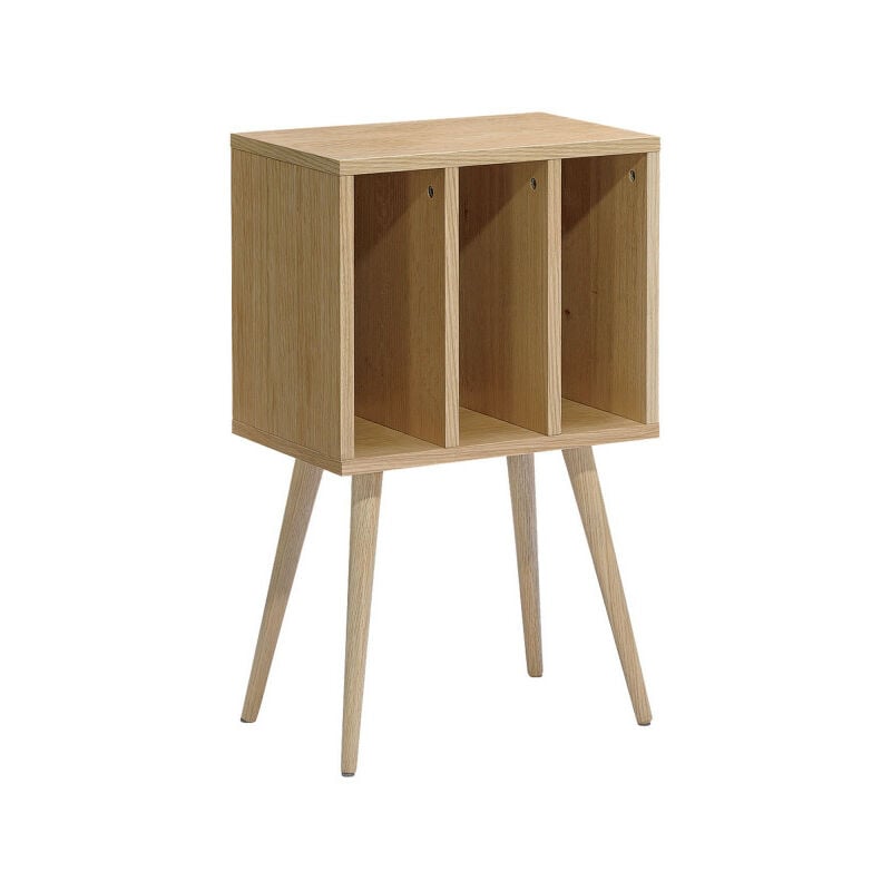 Drawer - Meuble de rangement vinyles en bois - Bois clair - elvdal