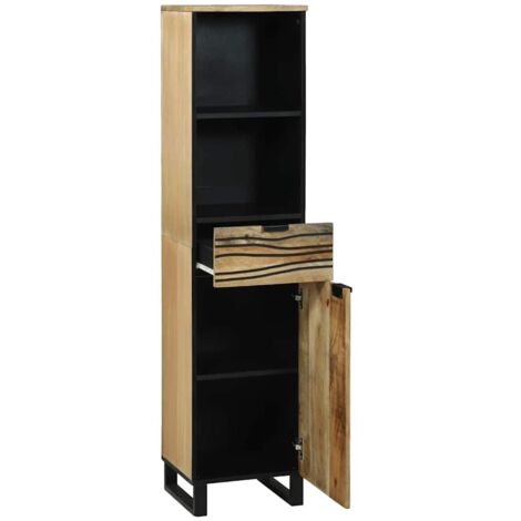 Meuble de Salle de Bain 38x33,5x160 cm Bois Massif Mangue CFW59994