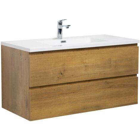 Meuble de salle de bain Angela 100 cm - Badplaats - Chene – Armo