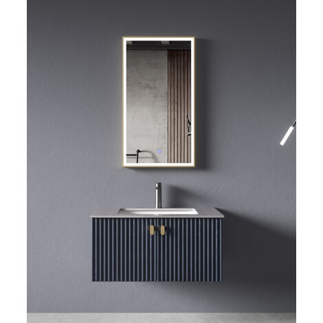 Meuble de salle de bain Bleu Bombay - 70 cm