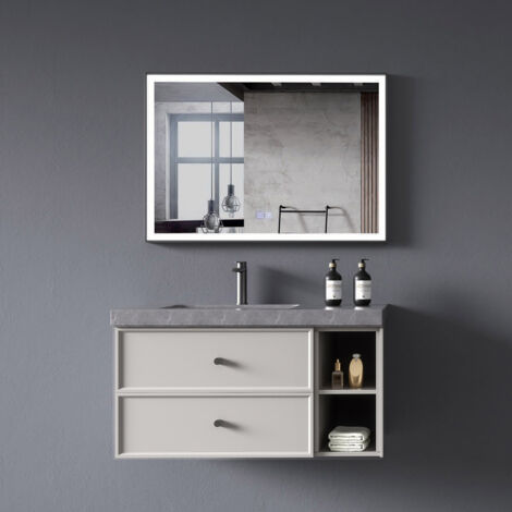 Meuble de salle de bain Gris Delhi