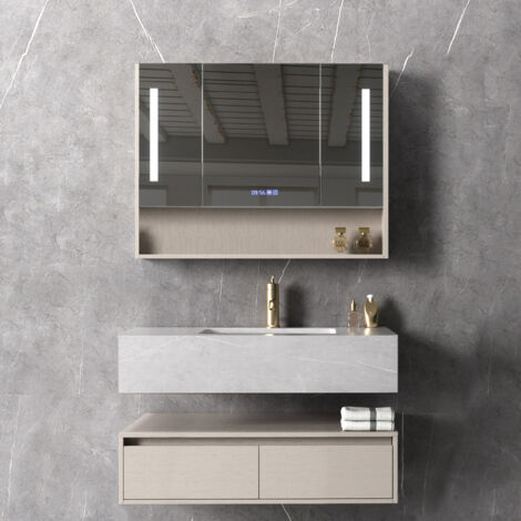 Meuble de salle de bain Gris Madras