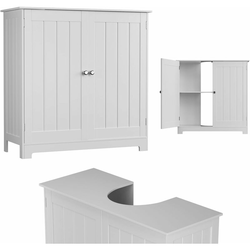 Hsha - Meuble de salle de bain meuble de salle de bain simple meuble de salle de bain avec beaucoup d'espace de rangement, 60 x 30 x 60 cm