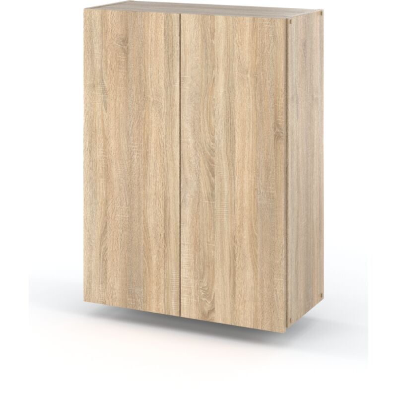 Meuble de salle de bain mural en chêne Sonoma 60 CM, socle de salle de bain pour chambre à coucher