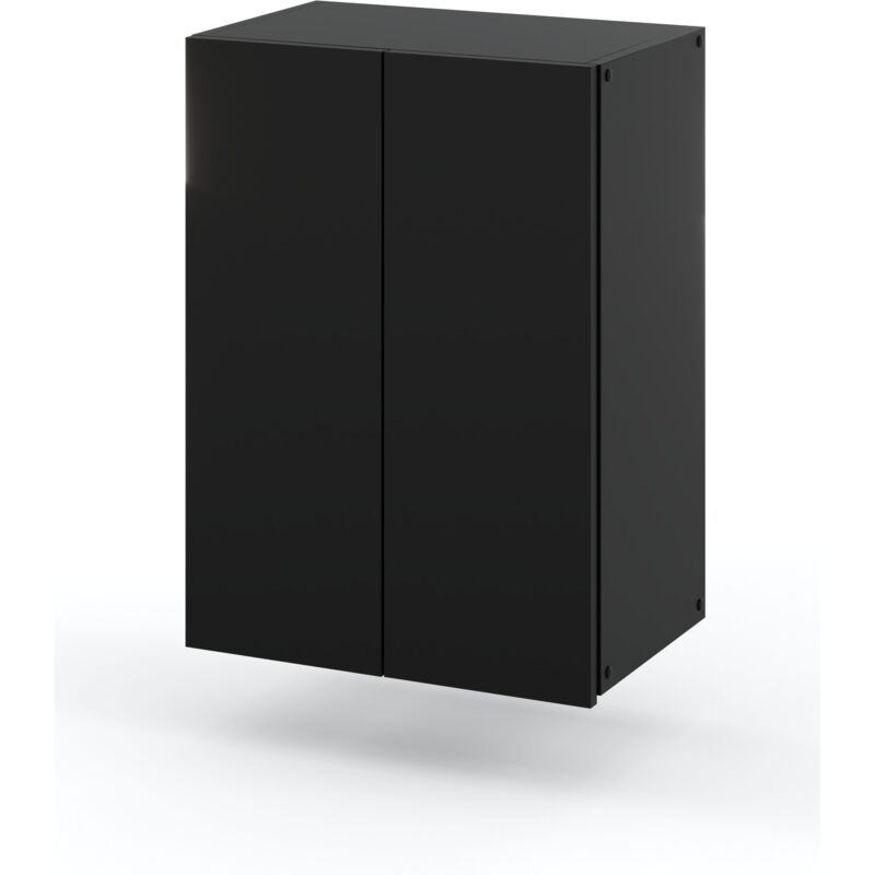 Meuble de salle de bain mural noir, 40 CM, meuble de salle de bain sur pied