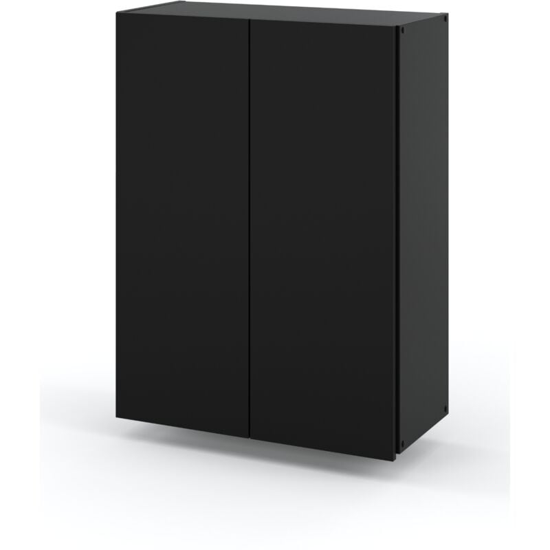 Meuble de salle de bain mural noir, 60 CM, meuble de salle de bain sur pied