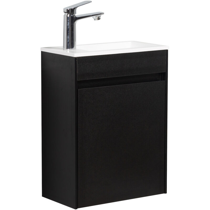 Badplaats - Meuble Lave-mains Sinta 40 x 22 cm - Noir