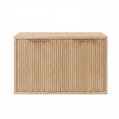 Meuble De Salle De Bain Sous Le Lavabo Rea Core 60Cm Beige