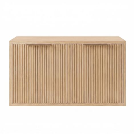 Meuble De Salle De Bain Sous Le Lavabo Rea Core 80Cm Beige