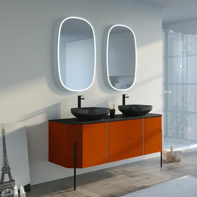 Meuble de salle de bain starza Orange Sierra