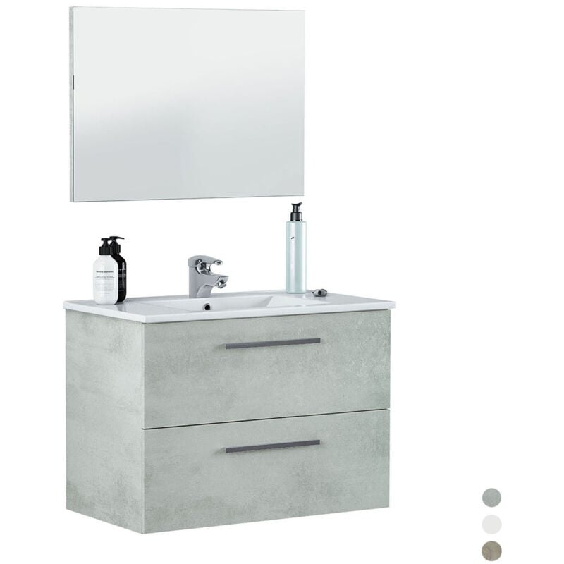 Armoire de salle de bain murale aruba/arnold (à assembler)