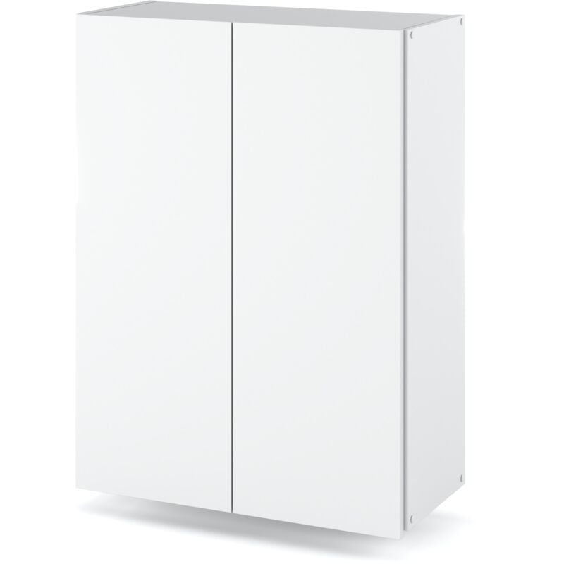 Meuble de salle de bain suspendu au mur, blanc, 60 CM, meuble de salle de bain sur pied