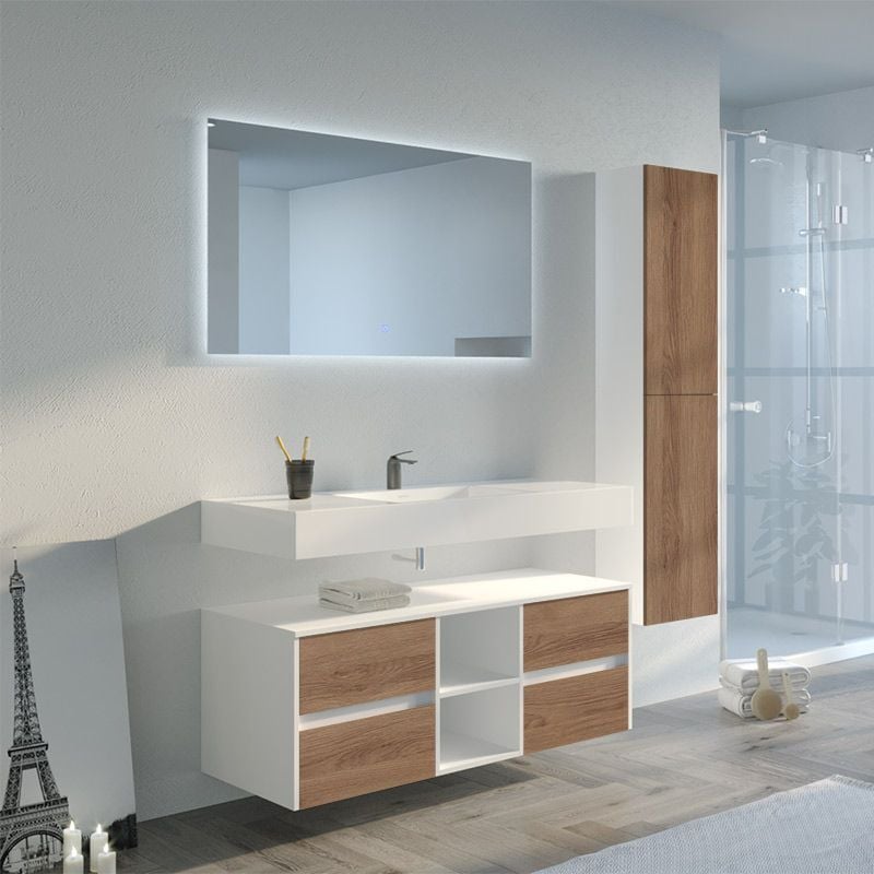 Meuble de salle de bain visenza 1200 sv-b