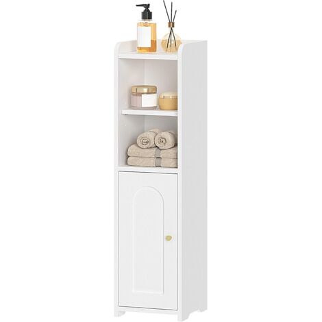 Meuble de Salle de Bain,avec Portes, avec Étagères Réglables