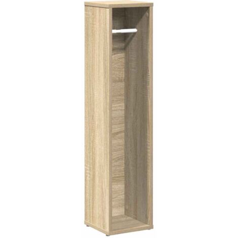 Meuble de salle de bain,Mobilier de salle de bain avec porte-rouleau chêne sonoma CFW988066
