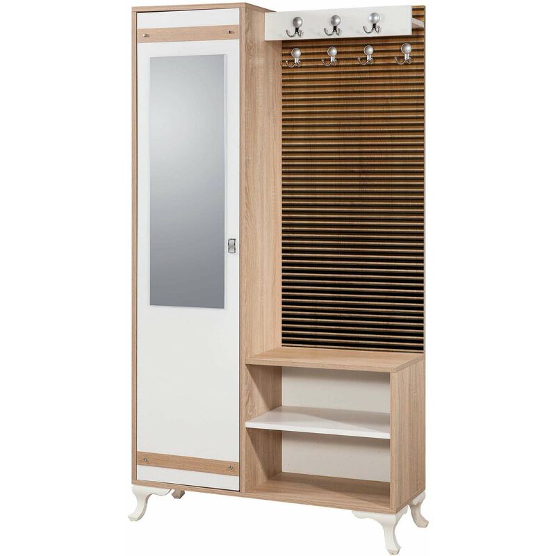 Cotecosy - Meuble d'entrée en aggloméré Inci