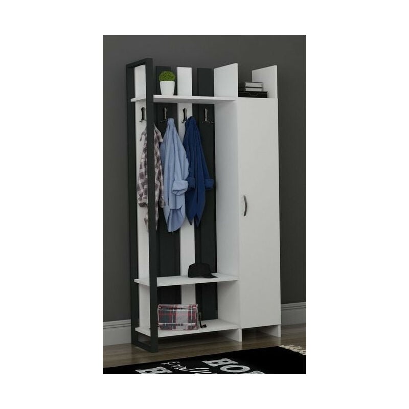 Azura Home Design - Meuble d'entrée pro blanc