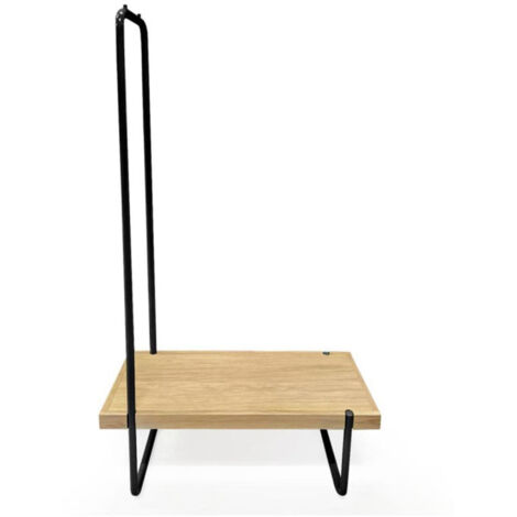 Meuble d'Entrée avec Portant "Ben" 90cm Naturel